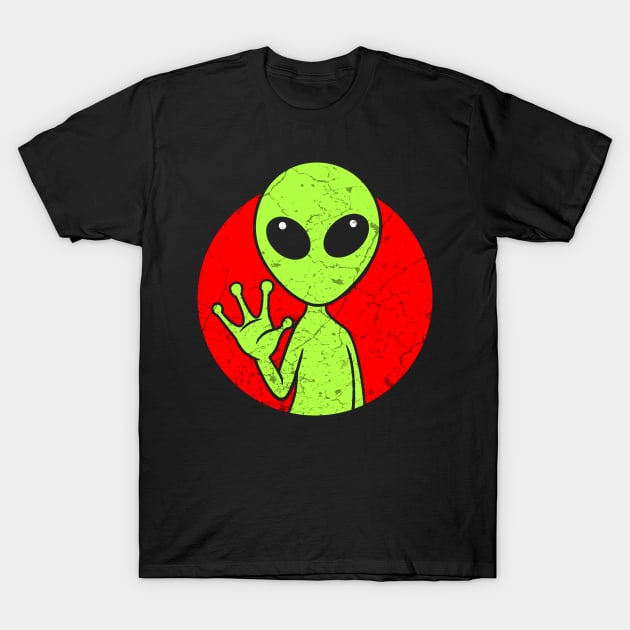 Funny Alien T-Shirt by Mila46